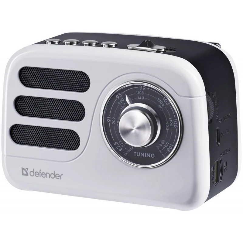 Altoparlante portatile DEFENDER SIGNAL con FM/MP3/SD/USB e Bluetooth (5W, antenna)