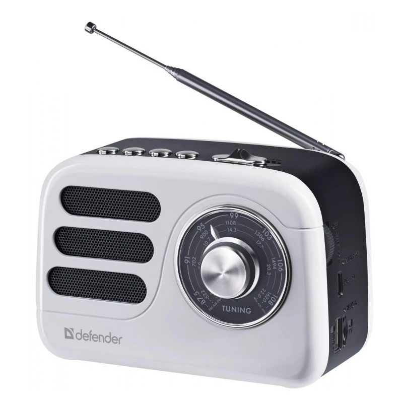 Altoparlante portatile DEFENDER SIGNAL con FM/MP3/SD/USB e Bluetooth (5W, antenna)