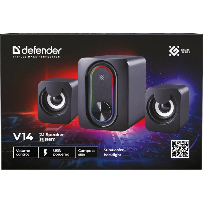 Defender V14 2.1 Altoparlanti per PC, 11 W, USB, Bluetooth
