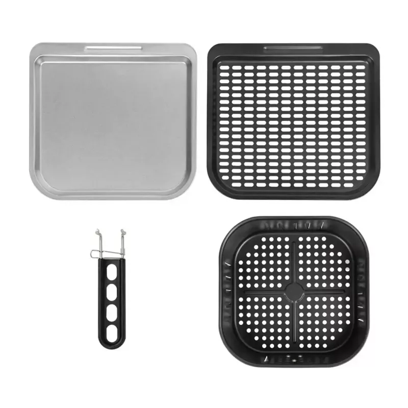 Friggitrice ad aria GreenBlue GB950 1800W, capacità 10 l, 8 programmi, pannello touch, timer, nero