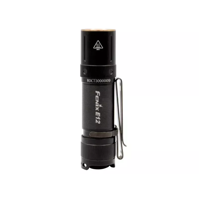 Torcia tascabile Fenix E12 V2.0 nero LED alluminio IP68 50000h