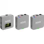 Microfono wireless Rode Wireless GO III grigio — design compatto, batteria ricaricabile integrata