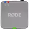 Microfono wireless Rode Wireless GO III grigio — design compatto, batteria ricaricabile integrata