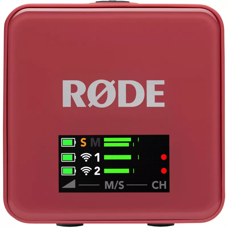 Microfono wireless Rode Wireless Go III Rosa — trasmissione compatta a 2,4 GHz, modello WIGOGEN3ROS