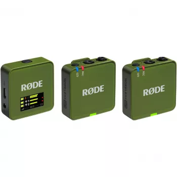 Microfono Rode Wireless Go III verde scuro