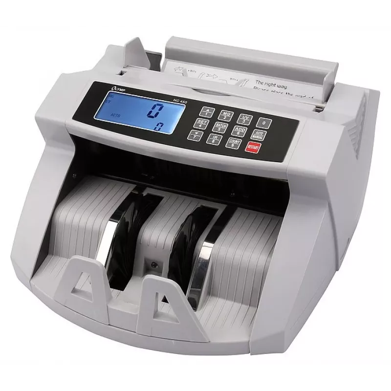 Contabanconote Olympia NC 450 — 5,1 kg, LCD, 230 V, 75 W, 247×185×306 mm