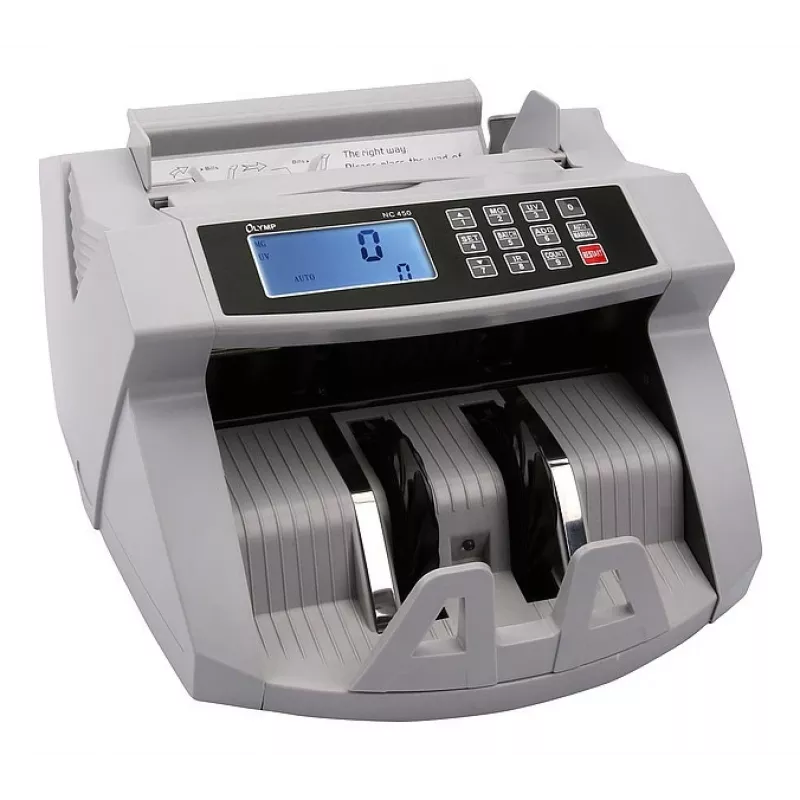 Contabanconote Olympia NC 450 — 5,1 kg, LCD, 230 V, 75 W, 247×185×306 mm