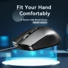 Mouse USB ottico nero/kit Vention