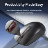 Mouse USB ottico nero/kit Vention