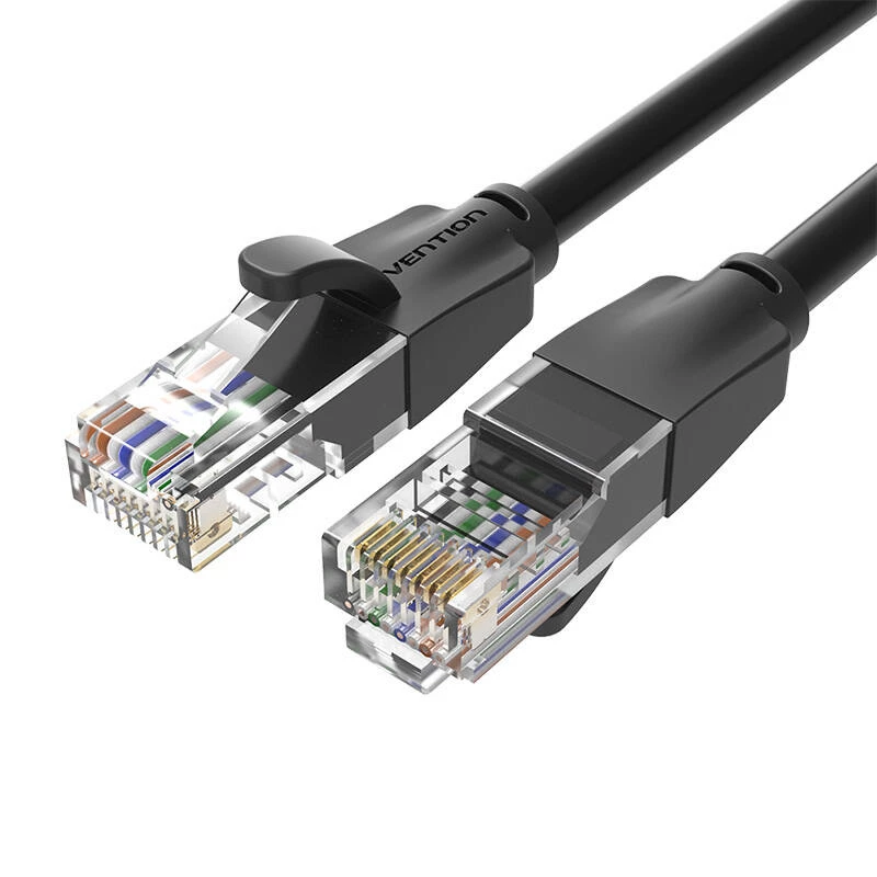 Cavo di rete UTP CAT6 Vention IBEBG RJ45 Ethernet 1000 Mbps 1,5 m nero