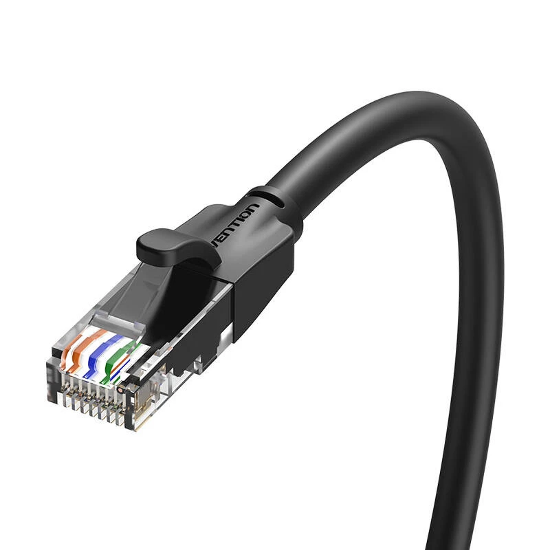 Cavo di rete UTP CAT6 Vention IBEBG RJ45 Ethernet 1000 Mbps 1,5 m nero