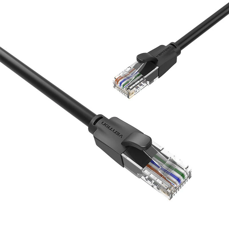 Cavo di rete UTP CAT6 Vention IBEBK RJ45 Ethernet 1000 Mbps 8 m (nero)