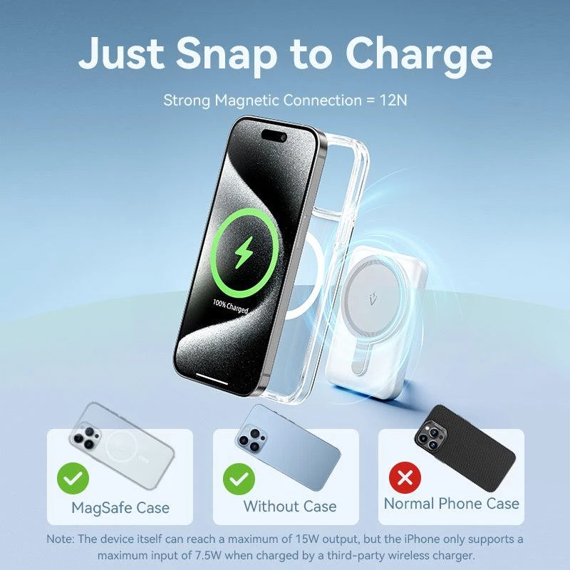 Powerbank wireless 5000MAH 20W/MAGNETIC nero FHSB0 Vention