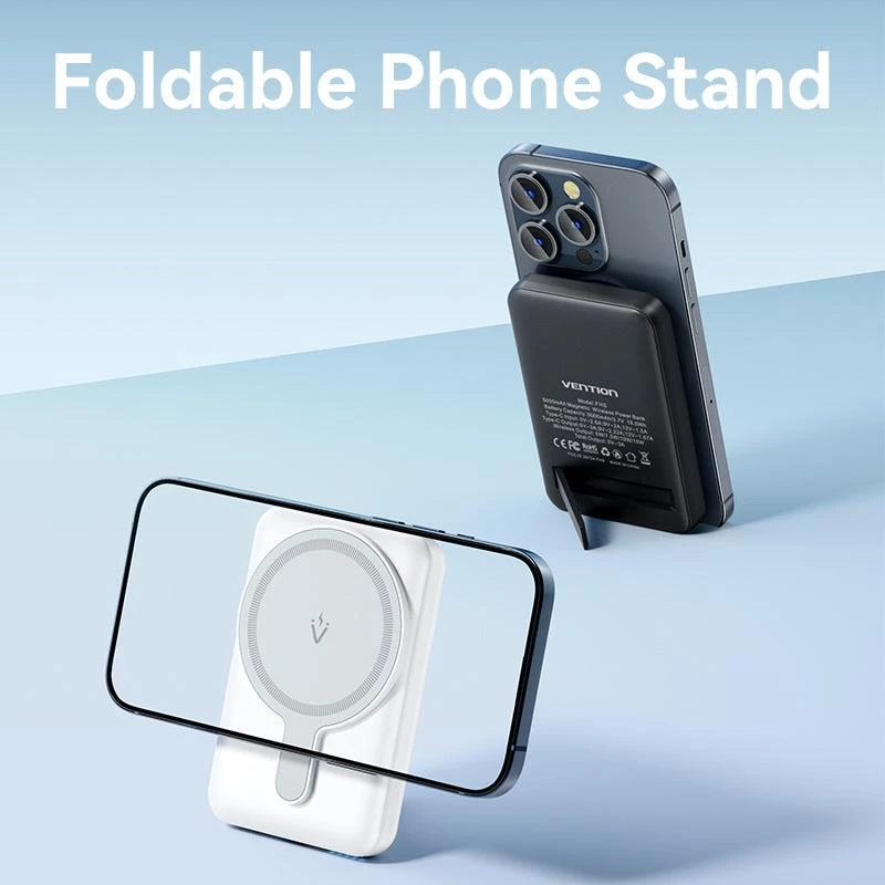 Powerbank wireless 5000MAH 20W/MAGNETIC nero FHSB0 Vention