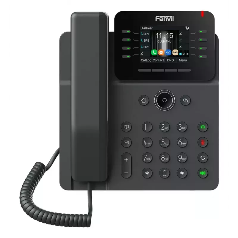 Telefono IP Fanvil V62W nero