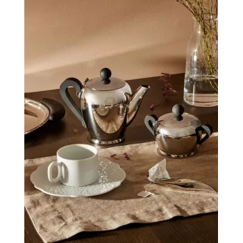 Teiera Bombé Alessi CA12/8 acciaio inox 18/10 (CA12/8)
