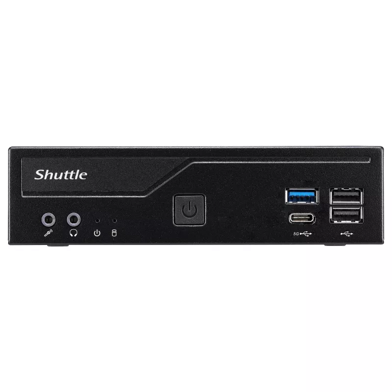 Barebone Shuttle slim DH610V2 Intel/DDR5/nero - Barebone - Intel Socket 1700 (Core i)