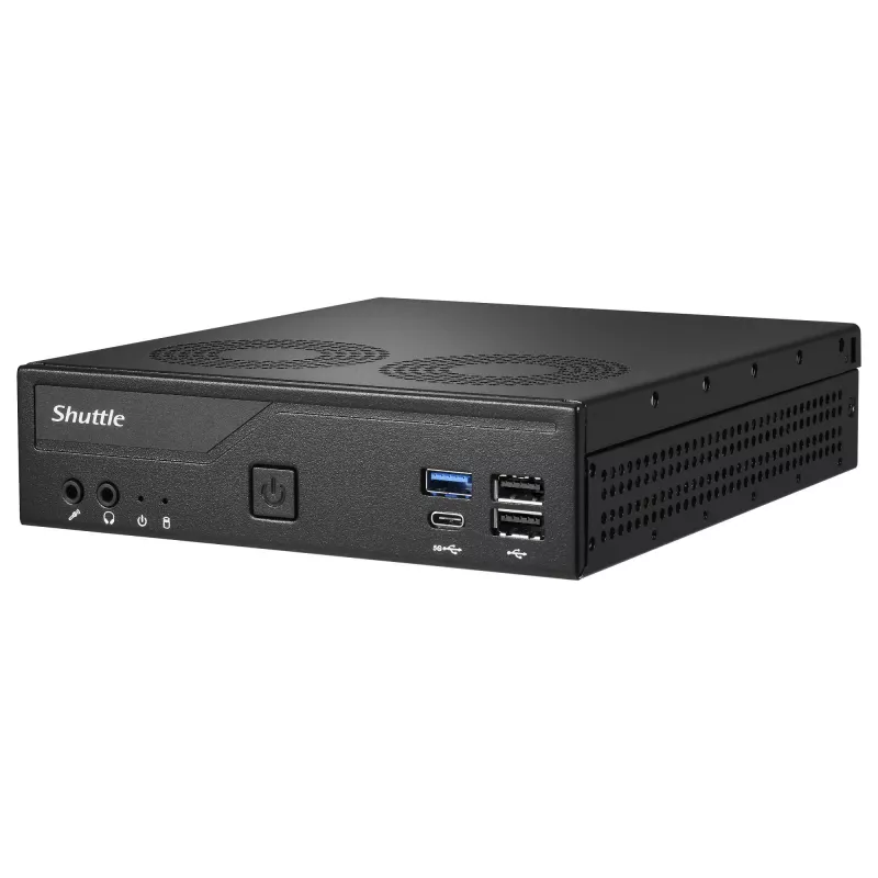 Barebone Shuttle slim DH610V2 Intel/DDR5/nero - Barebone - Intel Socket 1700 (Core i)