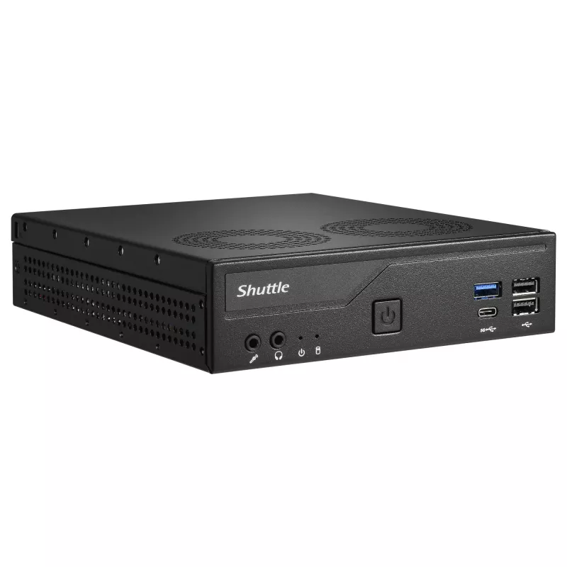 Barebone Shuttle slim DH610V2 Intel/DDR5/nero - Barebone - Intel Socket 1700 (Core i)