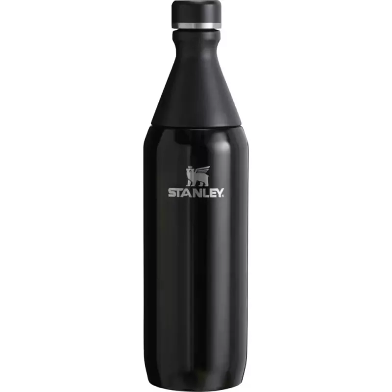 Stanley All Day Slim Bottiglia termica 0,6 L, acciaio inossidabile, nero, 10-12069-024