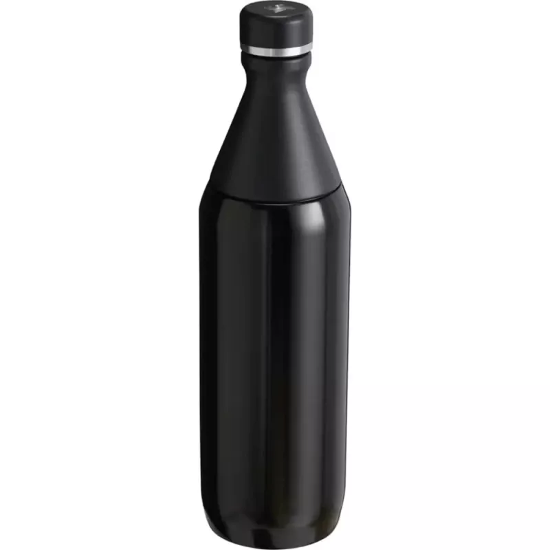 Stanley All Day Slim Bottiglia termica 0,6 L, acciaio inossidabile, nero, 10-12069-024