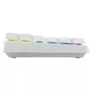 Tastiera meccanica compatta wireless Cherry XTRFY K33 75% QWERTZ tedesco bianco USB + RF + Bluetooth RGB