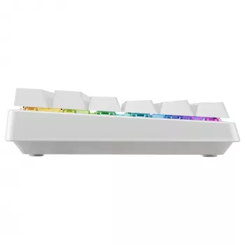 Tastiera meccanica compatta wireless Cherry XTRFY K33 75% QWERTZ tedesco bianco USB + RF + Bluetooth RGB
