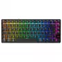 Tastiera da gaming wireless Cherry XTRFY K33 Compact 75 % QWERTZ tedesco USB + RF + Bluetooth RGB nero