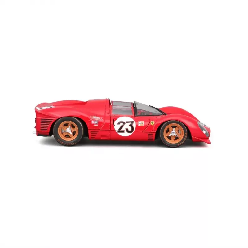 Modello supercar Bburago Ferrari 330 P4 Daytona, preassemblato in scala 1:24