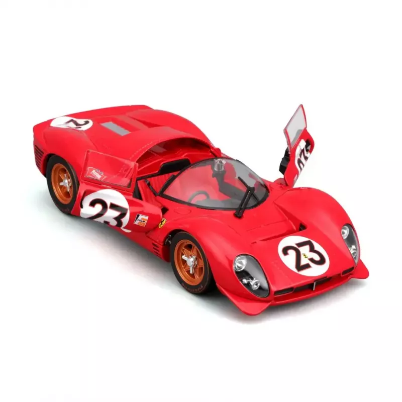 Modello supercar Bburago Ferrari 330 P4 Daytona, preassemblato in scala 1:24
