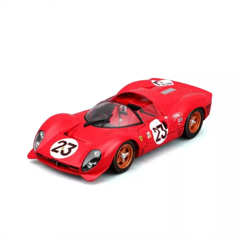 Modello supercar Bburago Ferrari 330 P4 Daytona, preassemblato in scala 1:24