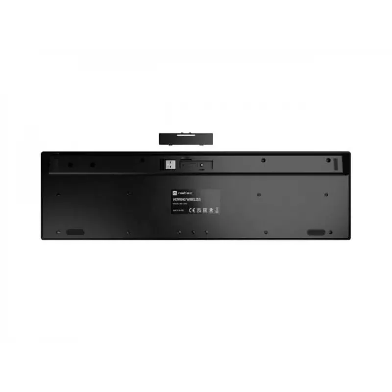 Tastiera NATEC HERRING Wireless 2.4 GHz sottile layout US