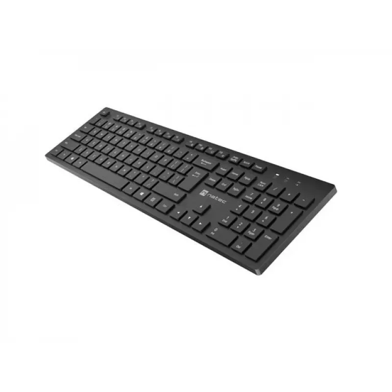 Tastiera NATEC HERRING Wireless 2.4 GHz sottile layout US