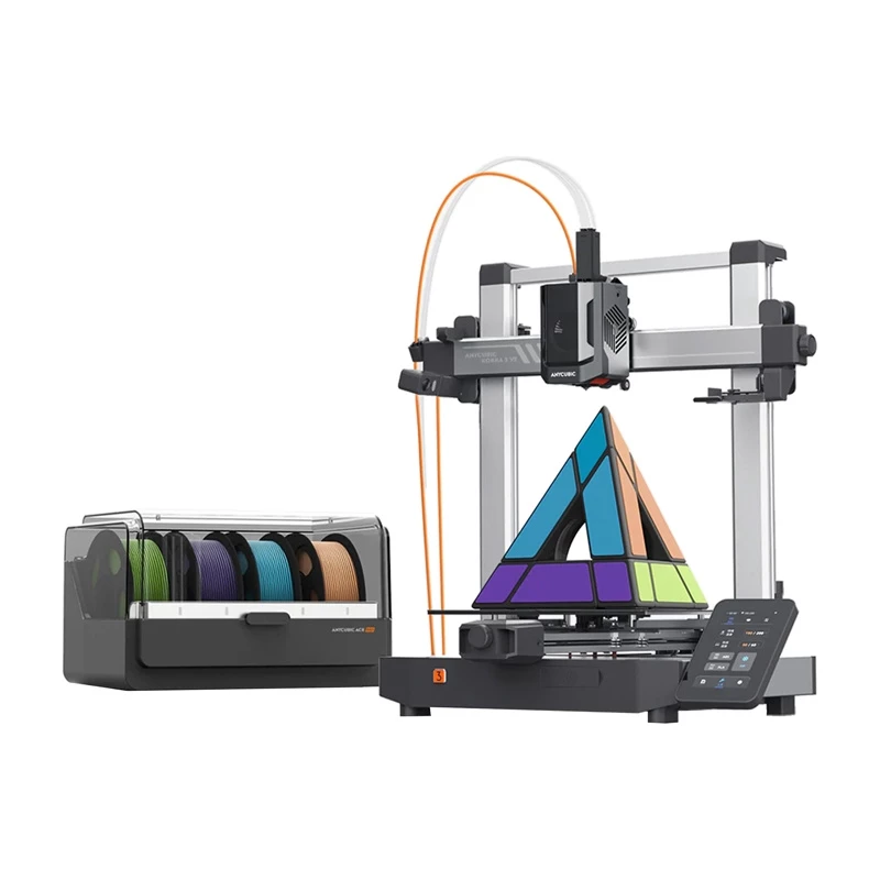 Stampante 3D AnyCubic Kobra 3 V2 Combo K3VC-IP-O — volume di stampa 300×300×350 mm