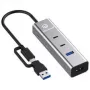 Hub USB GrauGear G-HUB2A2C1-PD 4 porte PD — 2x USB-C, 2x USB-A
