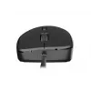 Mouse laser con filo NATEC Hawk 2, nero, fino a 2400 DPI