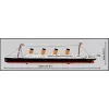 Kit di montaggio Cobi R.M.S. Titanic, 848 pezzi, modello nave da collezione