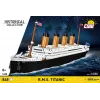 Kit di montaggio Cobi R.M.S. Titanic, 848 pezzi, modello nave da collezione