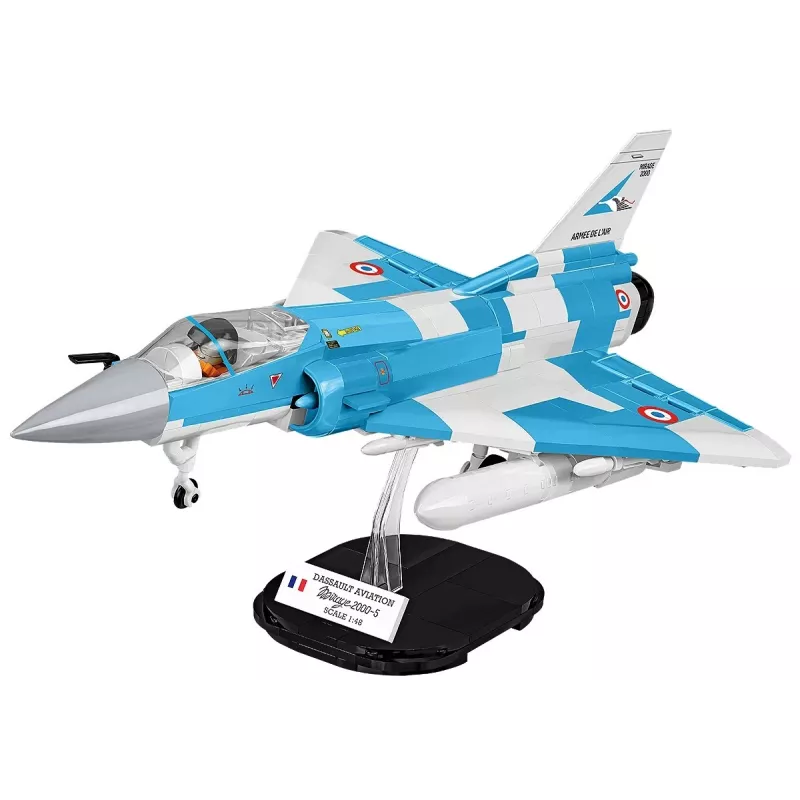 Kit modello Cobi Mirage 2000-5F Brick, serie Armed Forces, 495 pezzi, scala 1:48