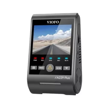 Dashcam VIOFO A229 PLUS 1CH-G GPS — 1 canale, 2560×1440, GPS, Wi-Fi, display 2,4 pollici, MicroSD fino a 512GB