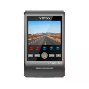 Dashcam VIOFO A229 PLUS 1CH-G GPS — 1 canale, 2560×1440, GPS, Wi-Fi, display 2,4 pollici, MicroSD fino a 512GB