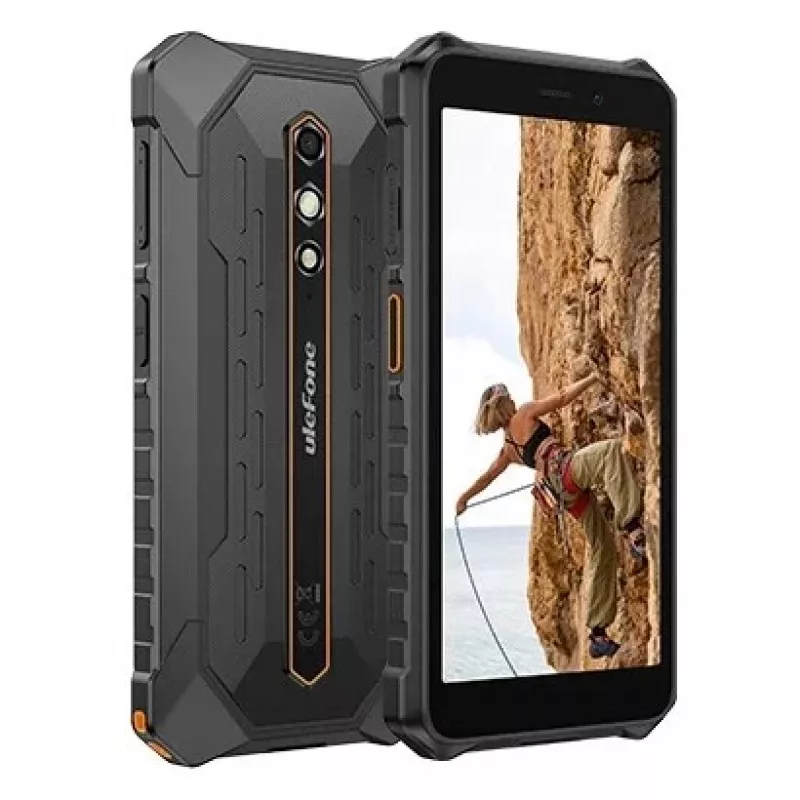 Smartphone UleFone RugKing 2 Pro — rugged phone, 4 GB RAM, 128 GB memoria, arancione