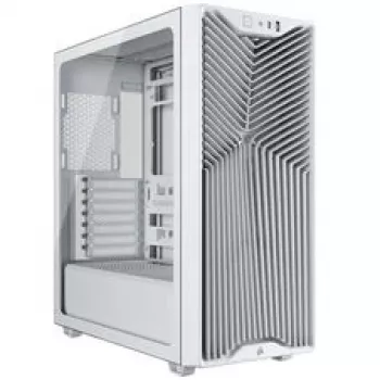 Case PC Corsair 3200D RS, midi tower, ATX, vetro temperato - bianco