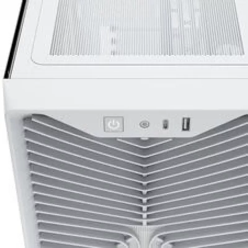 Case PC Corsair 3200D RS, midi tower, ATX, vetro temperato - bianco