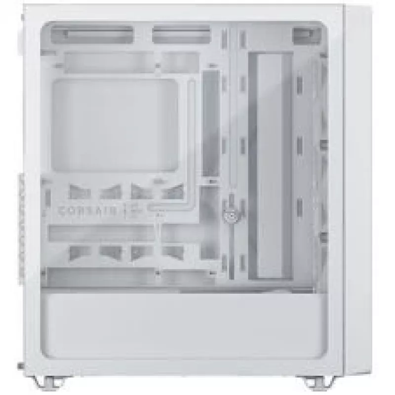 Case PC Corsair 3200D RS, midi tower, ATX, vetro temperato - bianco