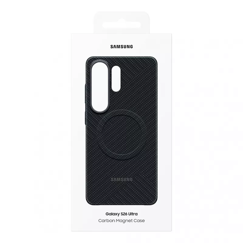 Custodia SAMSUNG Carbon Magnet per Galaxy S26 Ultra nera (EF-KS948SNEGWW)