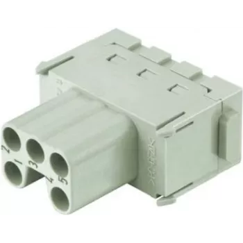 Connettore rettangolare industriale Han 5 Mod bu-ES 16A di Harting, modello 09 14 005 2716