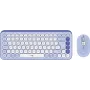 Logitech POP Icon Combo - set tastiera e mouse - senza fili - Bluetooth LE - QWERTZ - Svizzera - lilla, off-white (920-013277)