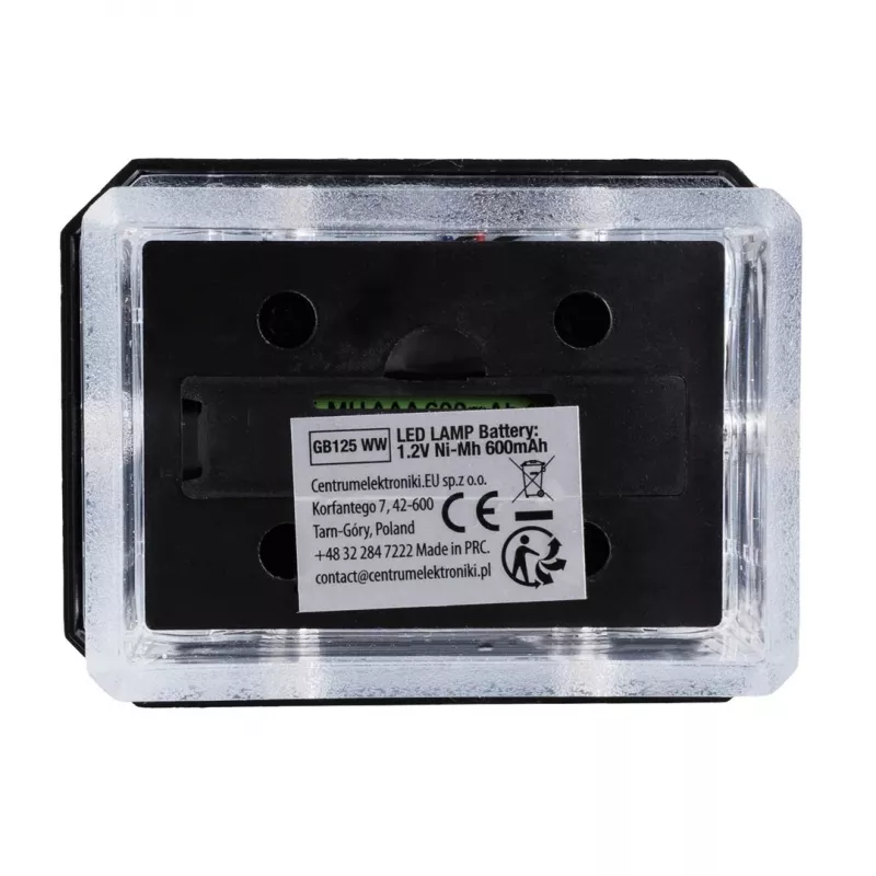 Lampada da paletto LED solare GreenBlue, 60x40mm, paralume a busta, 3200K, GB125 WW