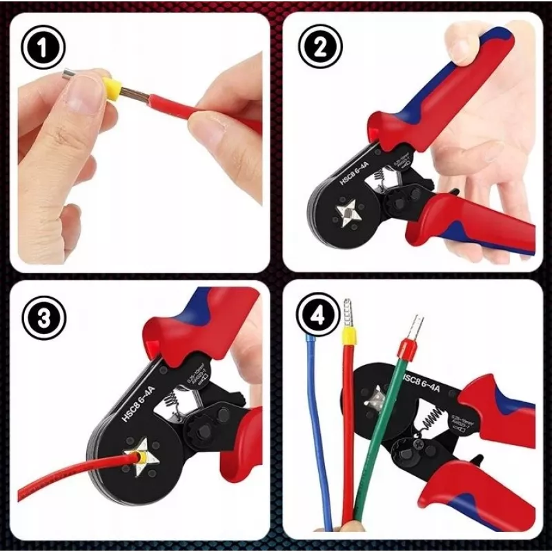 Pinza crimpatrice Extralink per connettori, 1200 puntalini